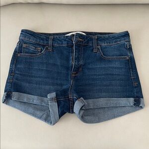 Celebrity Pink Dark Blue Jean Shorts
